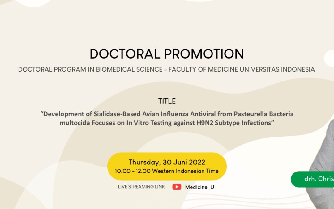 drh. Christian Marco Hadi Nugroho, M.Si Doctoral Promotion