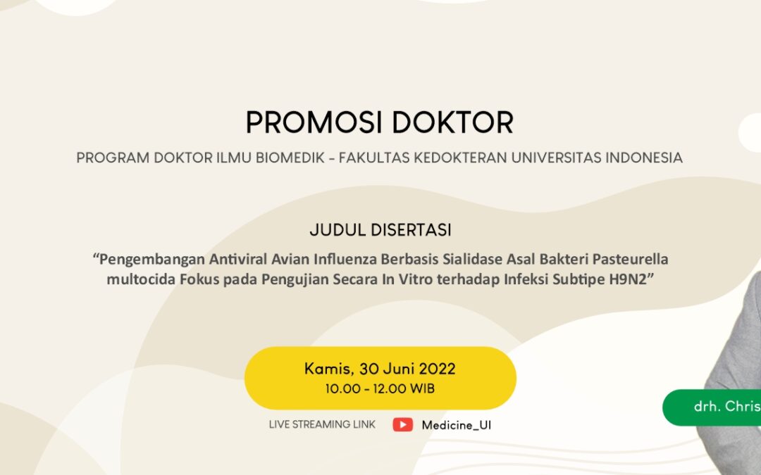 Promosi Doktor drh. Christian Marco Hadi Nugroho, M.Si