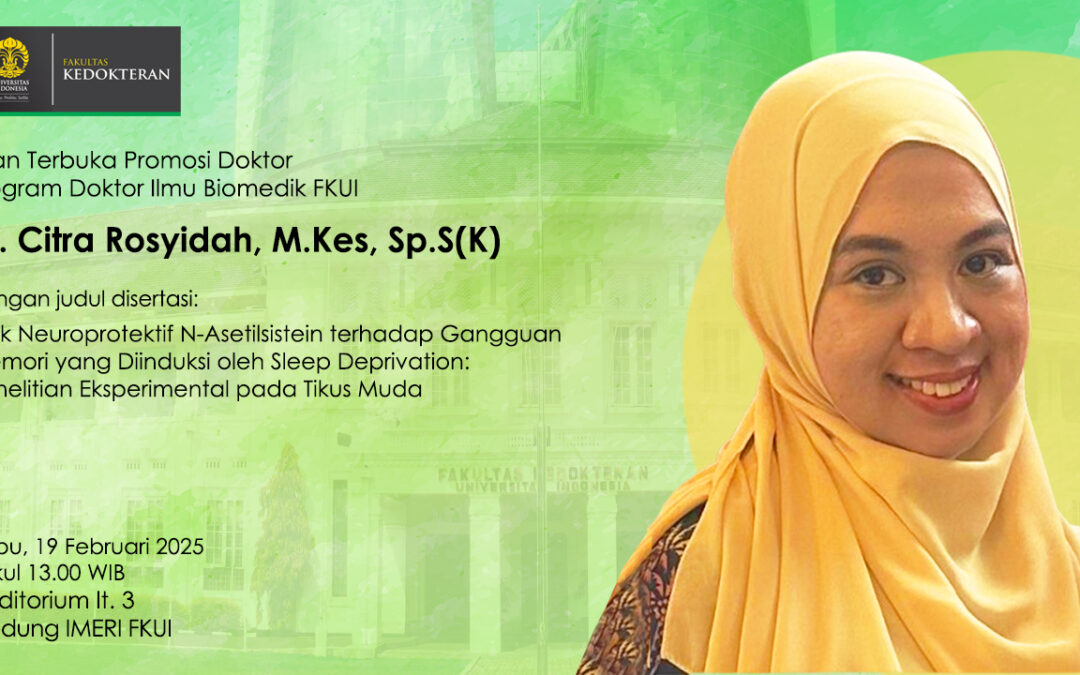 Congratulations, Dr. dr. Citra Rosyidah, M.Kes, Sp.S(K)