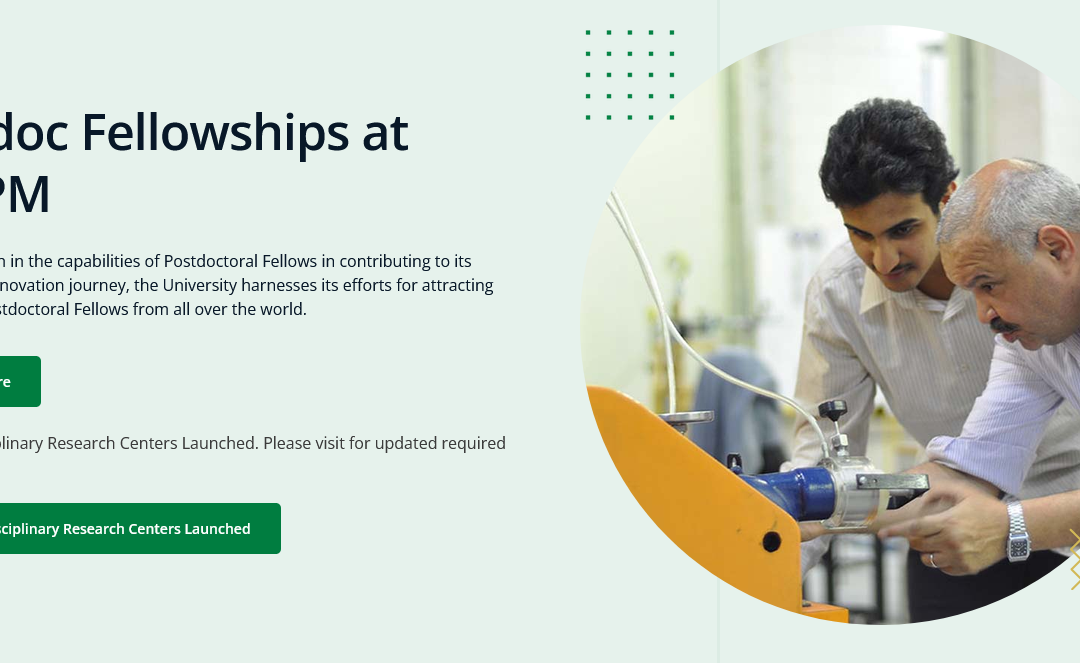 KFUPM Postdoctoral Fellowships